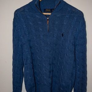 POLO RALPH LAUREN (M) MEN'S CABLE-KNIT PULLOVER